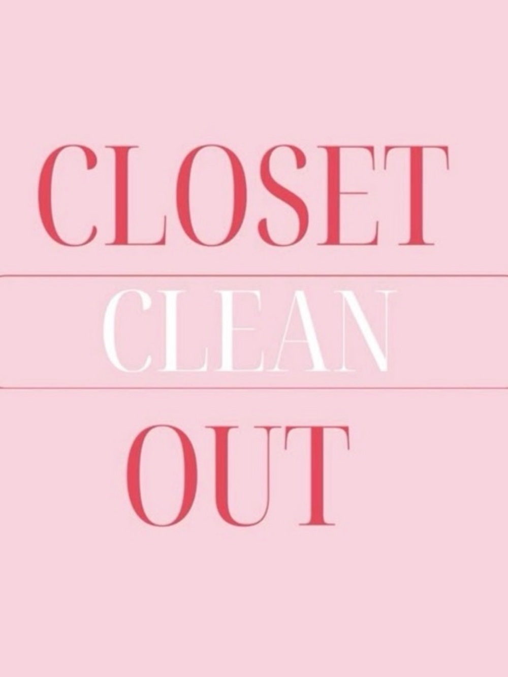 Closet Sale!!! 40% off closer